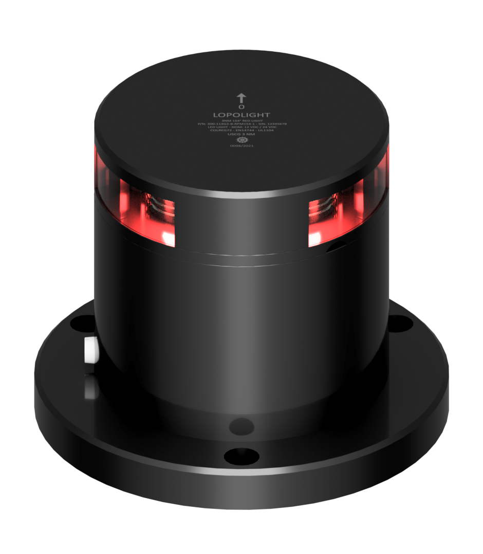 3nm 154° Red, Dimmable, Ice-Class, black 3nm 154° Red, Dimmable, Ice-Class, black